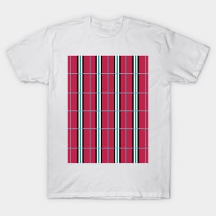 Bold Magenta Plaid T-Shirt